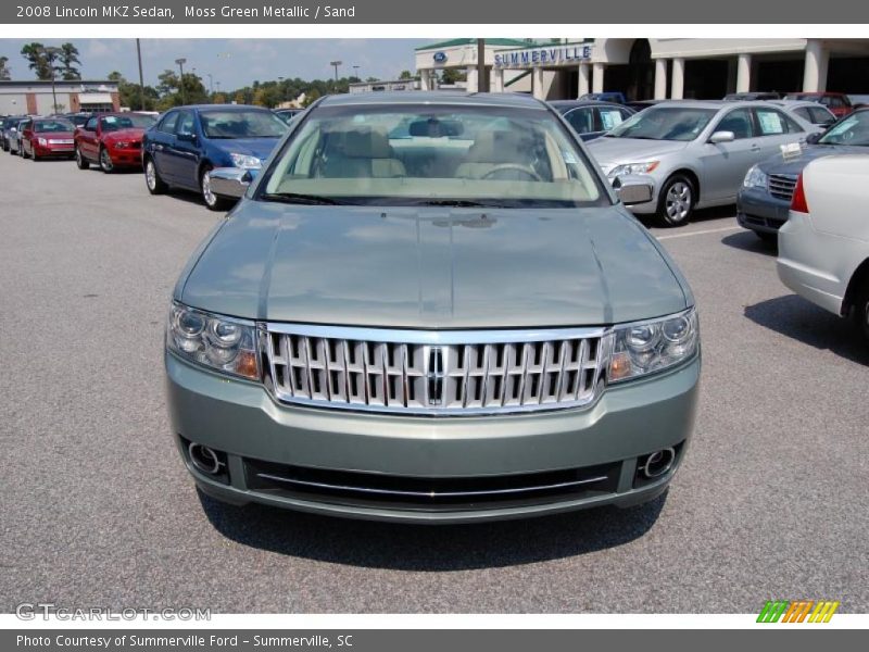 Moss Green Metallic / Sand 2008 Lincoln MKZ Sedan