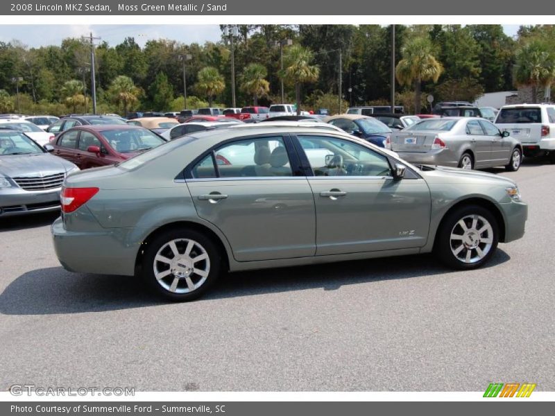 Moss Green Metallic / Sand 2008 Lincoln MKZ Sedan