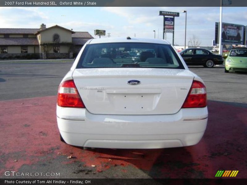 Oxford White / Shale 2007 Ford Five Hundred SEL