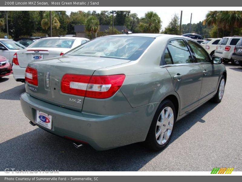 Moss Green Metallic / Sand 2008 Lincoln MKZ Sedan