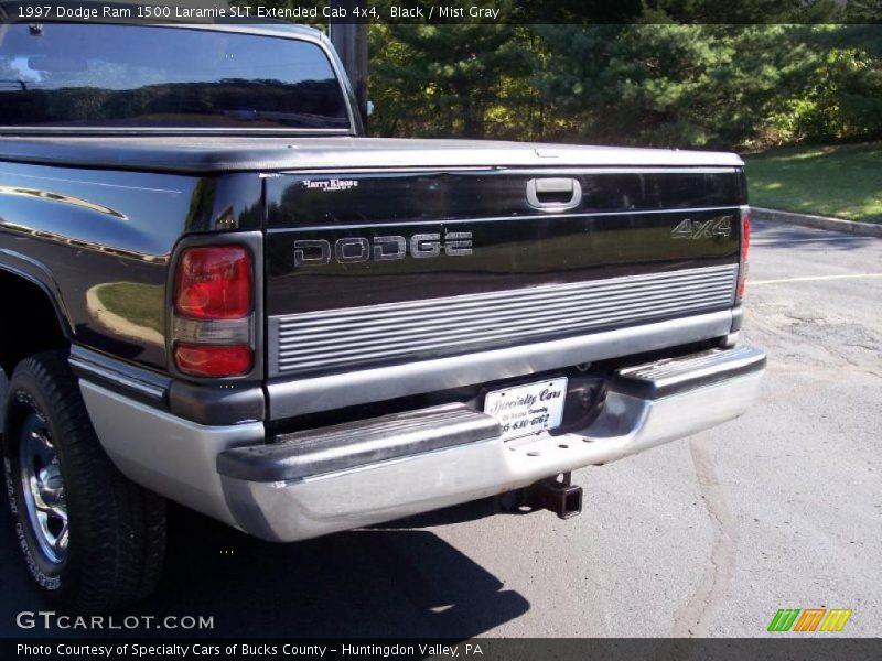 Black / Mist Gray 1997 Dodge Ram 1500 Laramie SLT Extended Cab 4x4