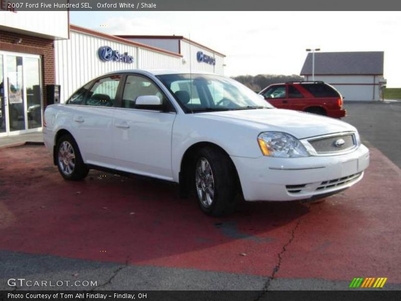 Oxford White / Shale 2007 Ford Five Hundred SEL