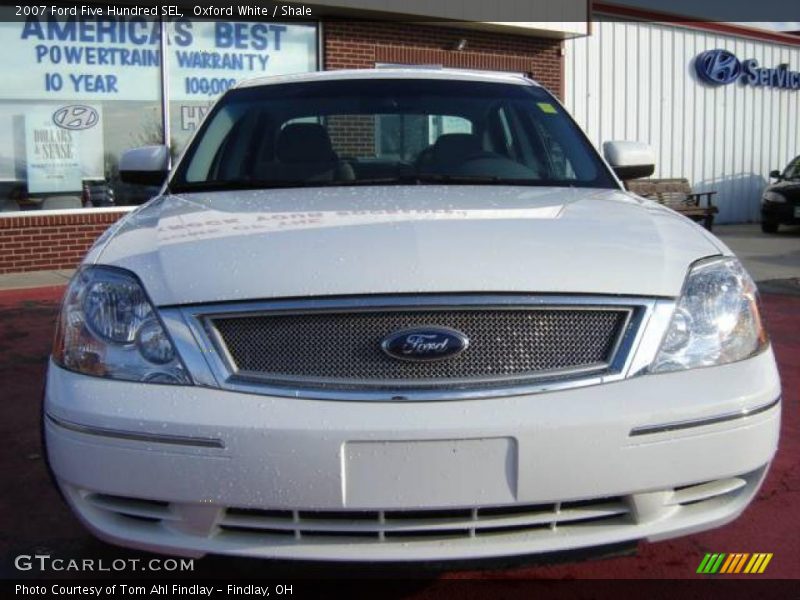 Oxford White / Shale 2007 Ford Five Hundred SEL