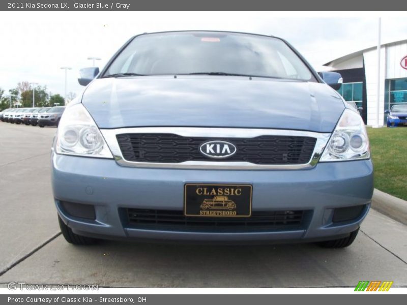 Glacier Blue / Gray 2011 Kia Sedona LX