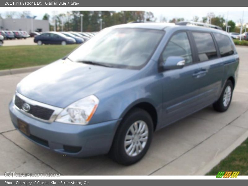 Glacier Blue / Gray 2011 Kia Sedona LX