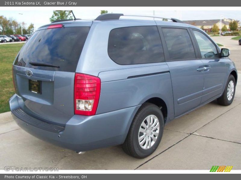 Glacier Blue / Gray 2011 Kia Sedona LX