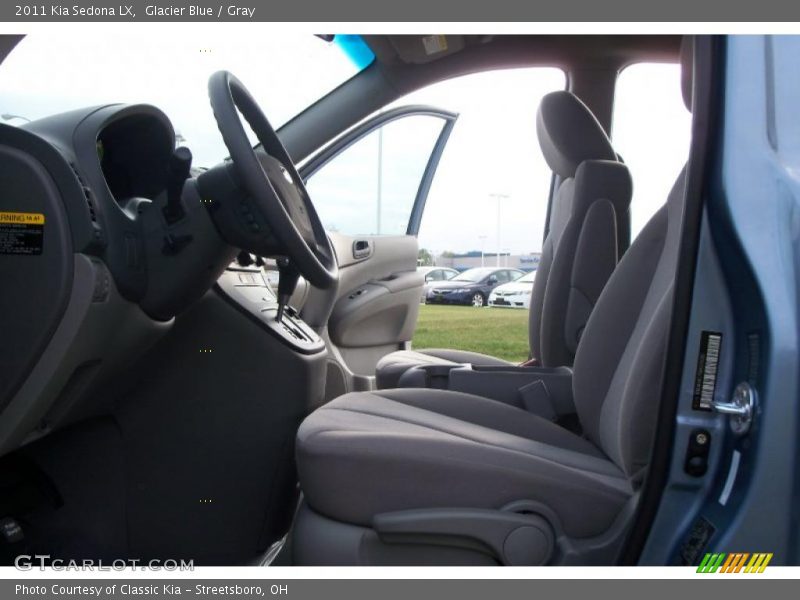 Glacier Blue / Gray 2011 Kia Sedona LX