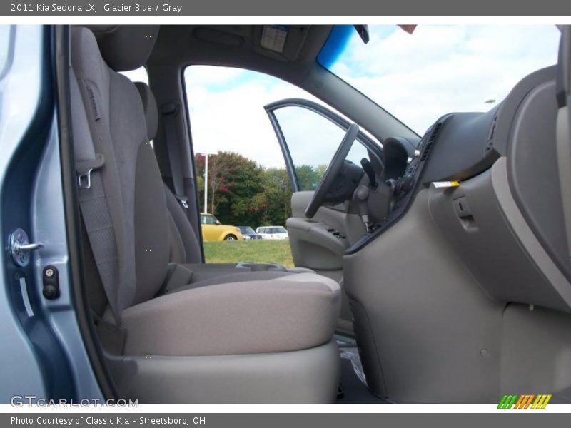 Glacier Blue / Gray 2011 Kia Sedona LX