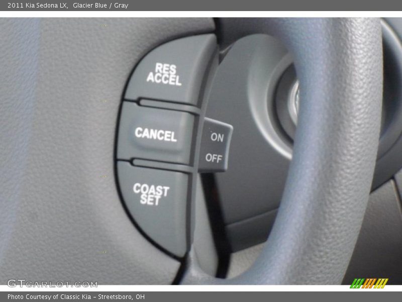 Glacier Blue / Gray 2011 Kia Sedona LX