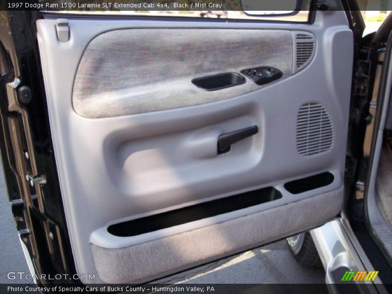 Black / Mist Gray 1997 Dodge Ram 1500 Laramie SLT Extended Cab 4x4