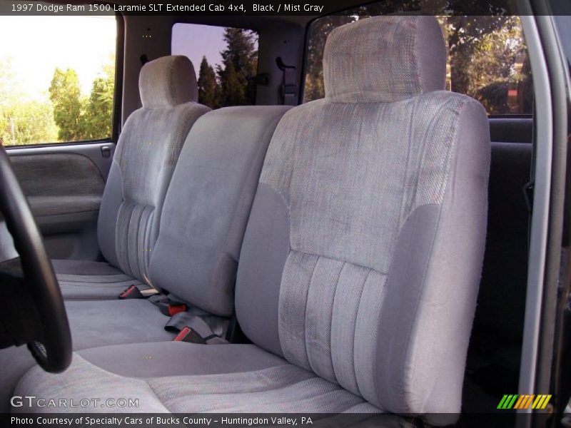 Black / Mist Gray 1997 Dodge Ram 1500 Laramie SLT Extended Cab 4x4