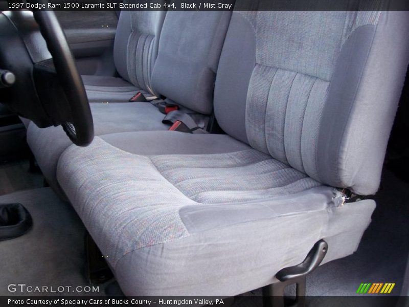 Black / Mist Gray 1997 Dodge Ram 1500 Laramie SLT Extended Cab 4x4