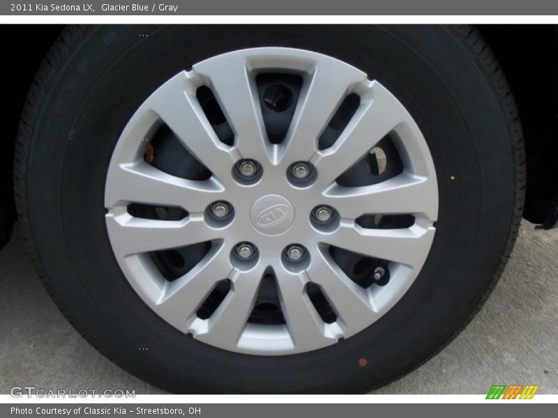 Glacier Blue / Gray 2011 Kia Sedona LX