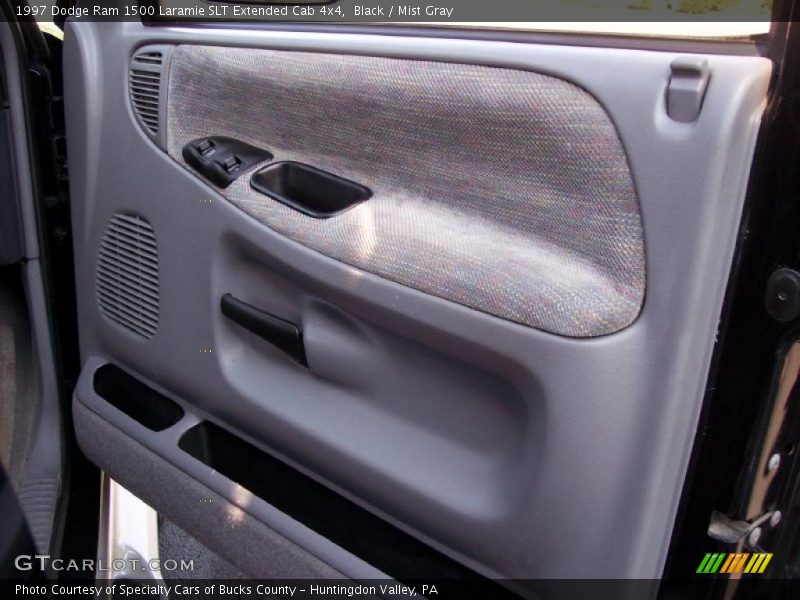Black / Mist Gray 1997 Dodge Ram 1500 Laramie SLT Extended Cab 4x4