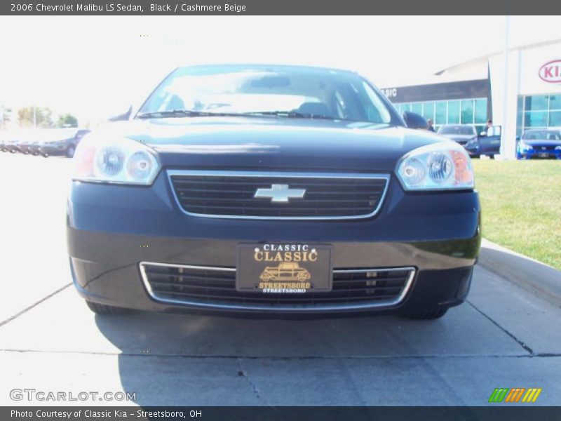 Black / Cashmere Beige 2006 Chevrolet Malibu LS Sedan