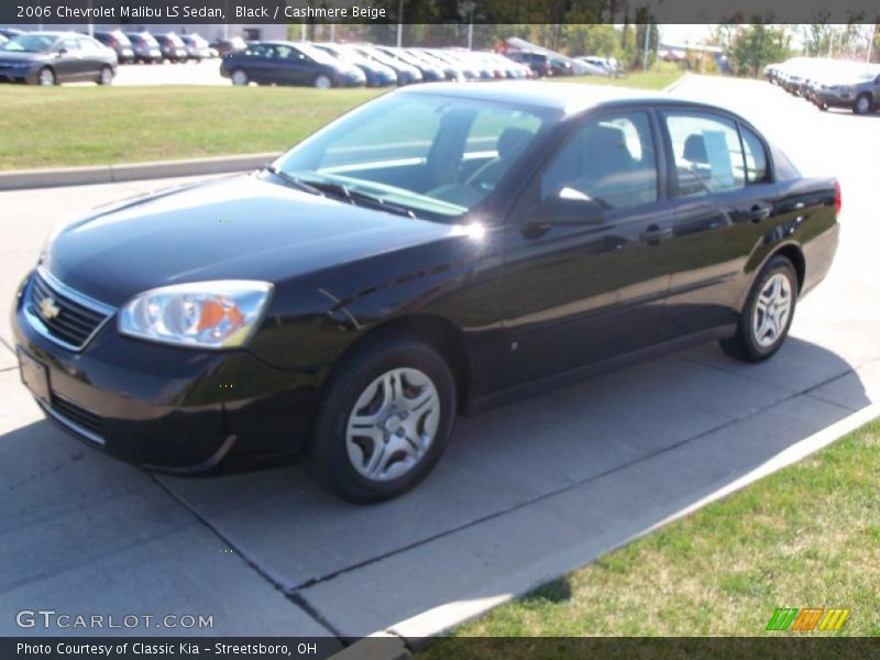 Black / Cashmere Beige 2006 Chevrolet Malibu LS Sedan