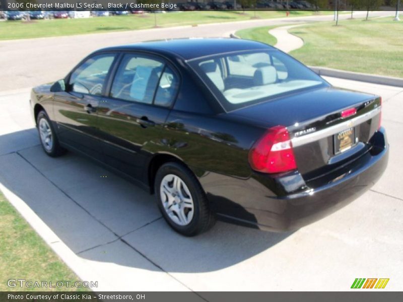 Black / Cashmere Beige 2006 Chevrolet Malibu LS Sedan