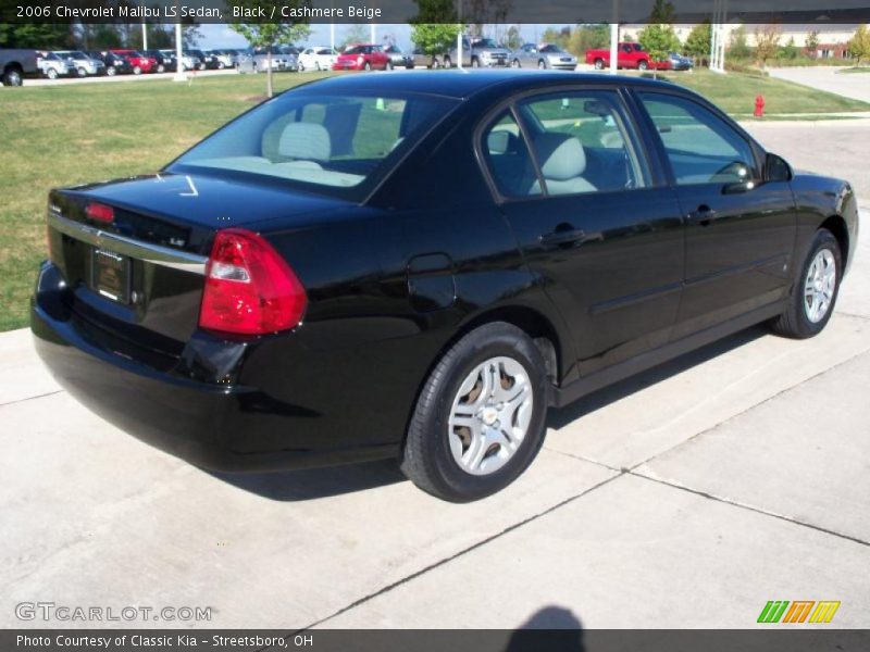 Black / Cashmere Beige 2006 Chevrolet Malibu LS Sedan