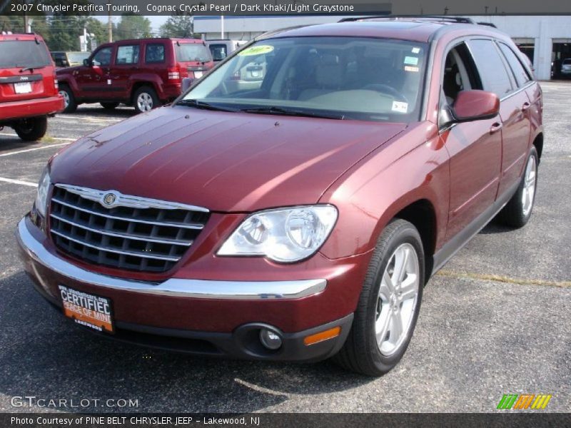 Cognac Crystal Pearl / Dark Khaki/Light Graystone 2007 Chrysler Pacifica Touring
