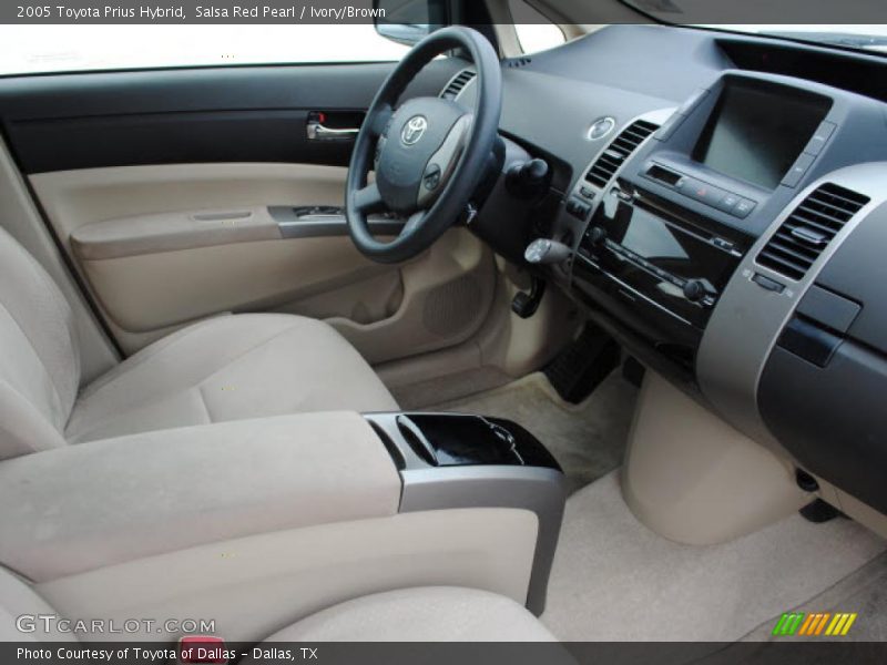 Salsa Red Pearl / Ivory/Brown 2005 Toyota Prius Hybrid