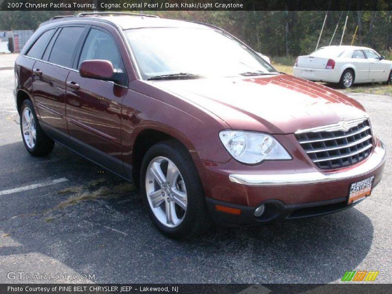 Cognac Crystal Pearl / Dark Khaki/Light Graystone 2007 Chrysler Pacifica Touring