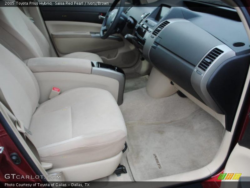 Salsa Red Pearl / Ivory/Brown 2005 Toyota Prius Hybrid
