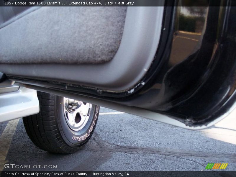 Black / Mist Gray 1997 Dodge Ram 1500 Laramie SLT Extended Cab 4x4
