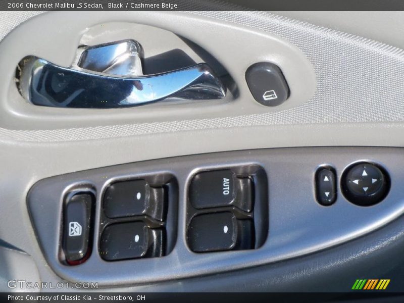 Black / Cashmere Beige 2006 Chevrolet Malibu LS Sedan