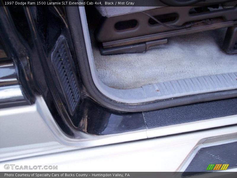 Black / Mist Gray 1997 Dodge Ram 1500 Laramie SLT Extended Cab 4x4