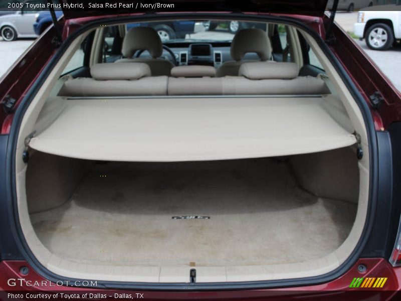 Salsa Red Pearl / Ivory/Brown 2005 Toyota Prius Hybrid