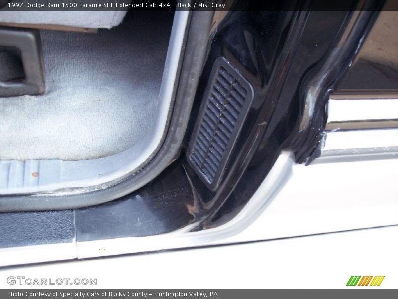Black / Mist Gray 1997 Dodge Ram 1500 Laramie SLT Extended Cab 4x4