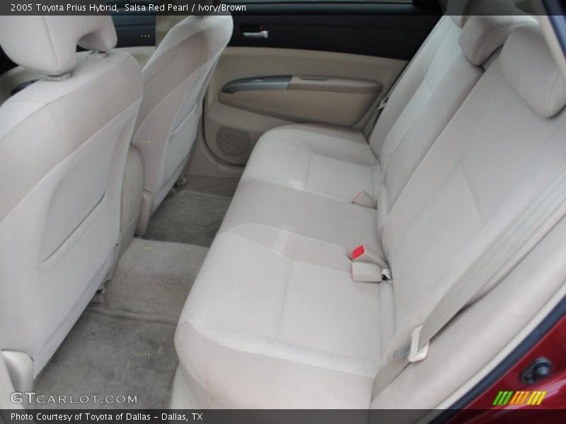 Salsa Red Pearl / Ivory/Brown 2005 Toyota Prius Hybrid