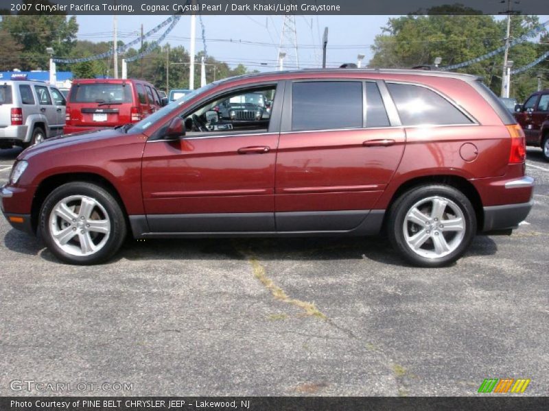 Cognac Crystal Pearl / Dark Khaki/Light Graystone 2007 Chrysler Pacifica Touring