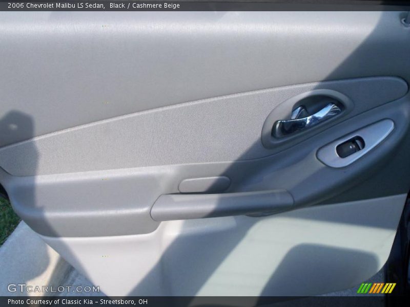 Black / Cashmere Beige 2006 Chevrolet Malibu LS Sedan