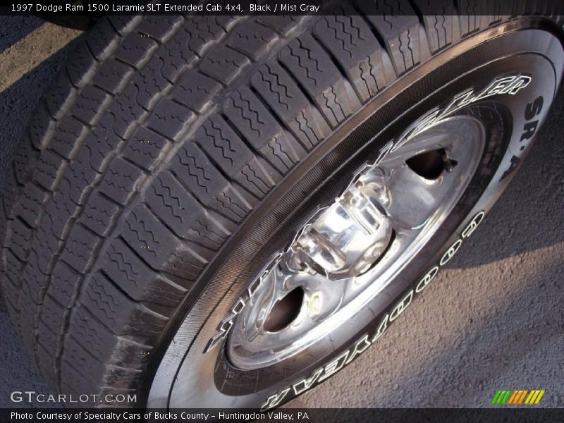 Black / Mist Gray 1997 Dodge Ram 1500 Laramie SLT Extended Cab 4x4
