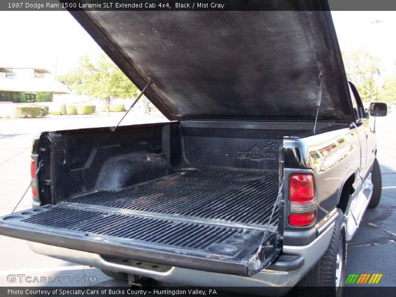 Black / Mist Gray 1997 Dodge Ram 1500 Laramie SLT Extended Cab 4x4