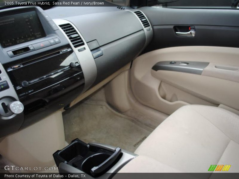 Salsa Red Pearl / Ivory/Brown 2005 Toyota Prius Hybrid