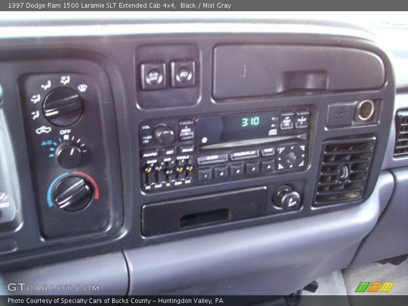 Black / Mist Gray 1997 Dodge Ram 1500 Laramie SLT Extended Cab 4x4