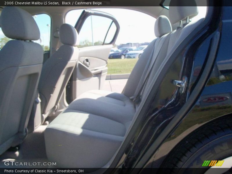 Black / Cashmere Beige 2006 Chevrolet Malibu LS Sedan