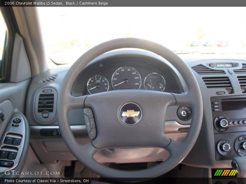 Black / Cashmere Beige 2006 Chevrolet Malibu LS Sedan