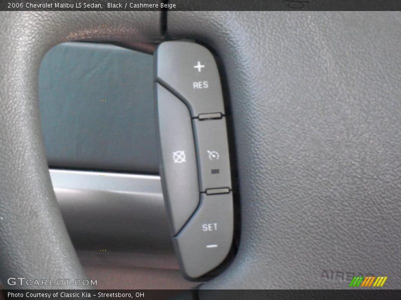 Black / Cashmere Beige 2006 Chevrolet Malibu LS Sedan
