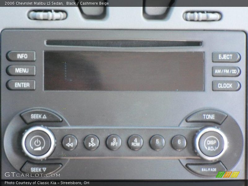 Black / Cashmere Beige 2006 Chevrolet Malibu LS Sedan