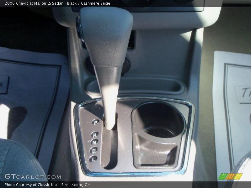 Black / Cashmere Beige 2006 Chevrolet Malibu LS Sedan