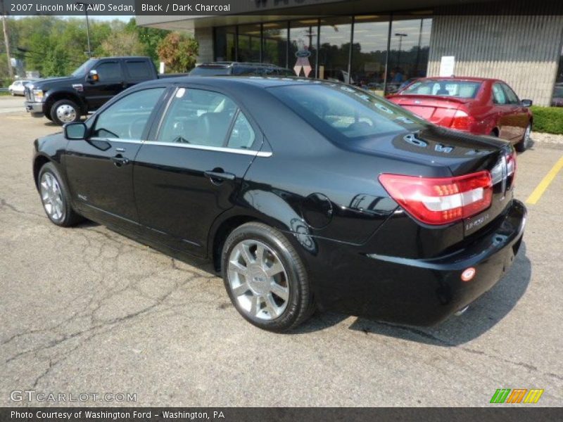 Black / Dark Charcoal 2007 Lincoln MKZ AWD Sedan