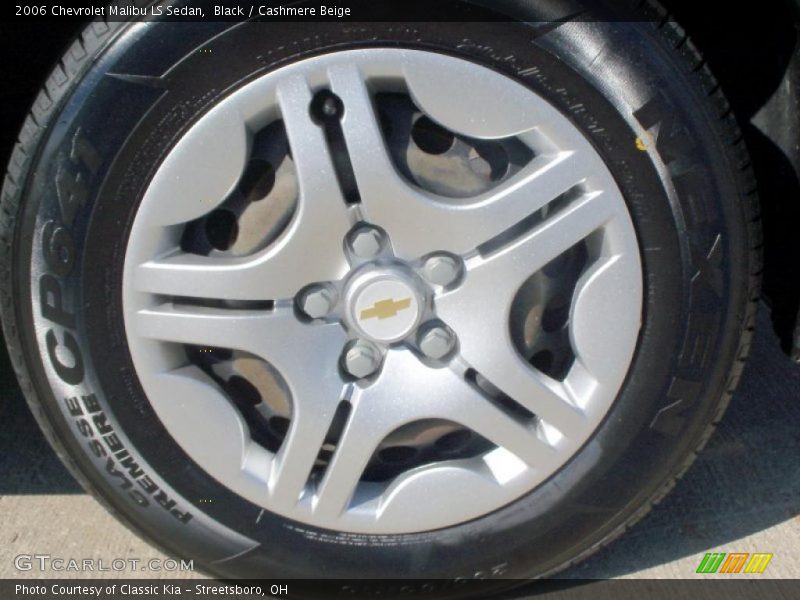 Black / Cashmere Beige 2006 Chevrolet Malibu LS Sedan
