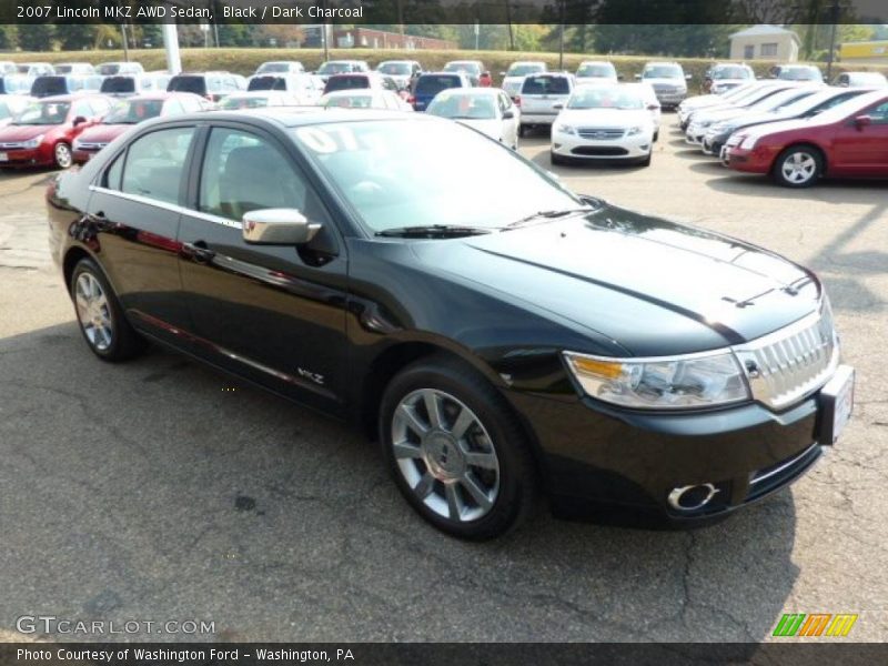 Black / Dark Charcoal 2007 Lincoln MKZ AWD Sedan