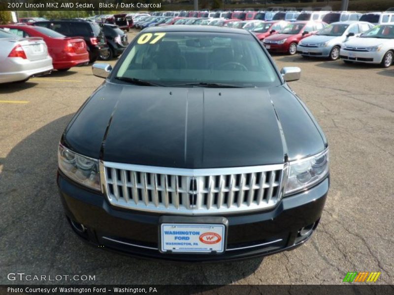 Black / Dark Charcoal 2007 Lincoln MKZ AWD Sedan