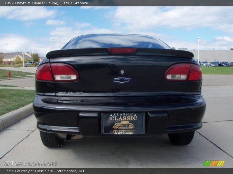 Black / Graphite 1999 Chevrolet Cavalier Coupe