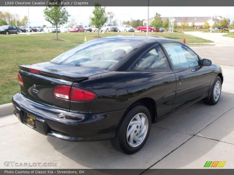 Black / Graphite 1999 Chevrolet Cavalier Coupe