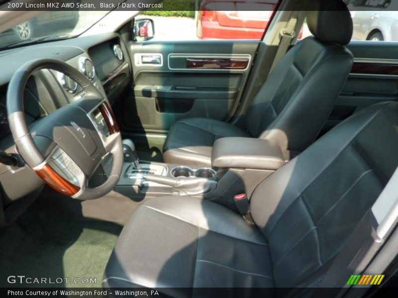 Black / Dark Charcoal 2007 Lincoln MKZ AWD Sedan
